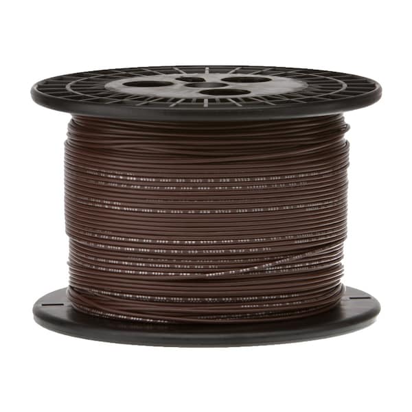 12 AWG Gauge SXL Automotive Stranded Hook Up Wire, 1000 ft Length, Brown, 0.161" Diameter, 60 Volts